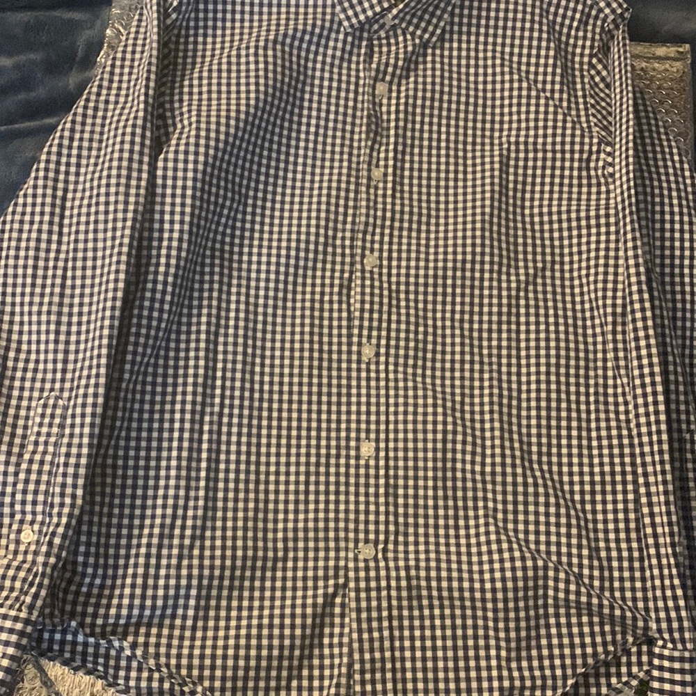 Plaid button down